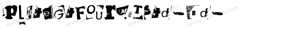 PlateGtFourMTStd-Bd字体转换