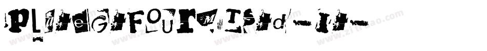 PlateGtFourMTStd-It字体转换