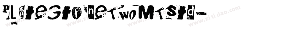 PlateGtOneTwoMTStd字体转换