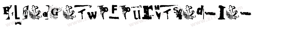 PlateGtTwoFourMTStd-It字体转换