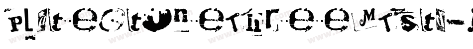 PlateGtOneThreeMTStd-It字体转换