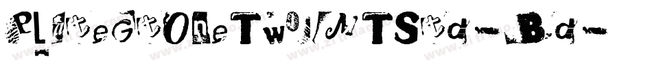 PlateGtOneTwoMTStd-Bd字体转换