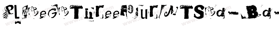 PlateGtThreeFourMTStd-Bd字体转换