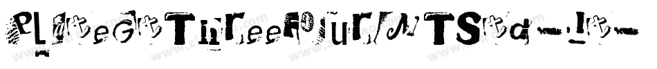 PlateGtThreeFourMTStd-It字体转换
