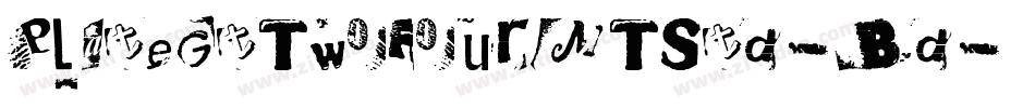 PlateGtTwoFourMTStd-Bd字体转换