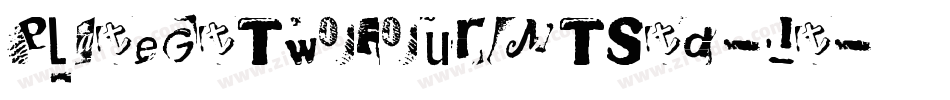 PlateGtTwoFourMTStd-It字体转换