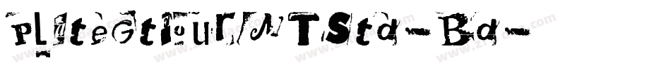 PlateGtFourMTStd-Bd字体转换