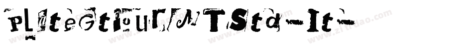 PlateGtFourMTStd-It字体转换