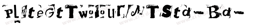 PlateGtTwoFourMTStd-Bd字体转换