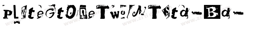 PlateGtOneTwoMTStd-Bd字体转换
