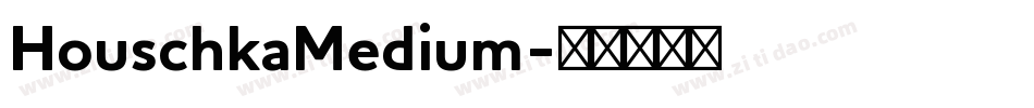 HouschkaMedium字体转换