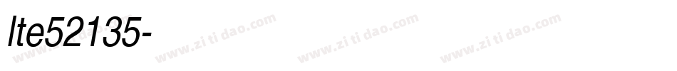 lte52135字体转换