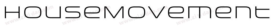 HouseMovements-Custom字体转换