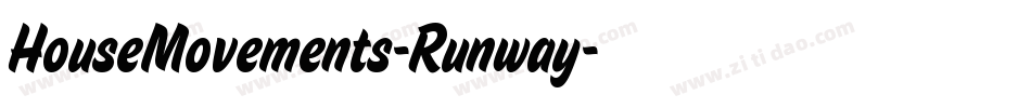 HouseMovements-Runway字体转换