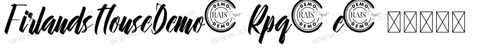 FirlandsHouseDemo-Rpq4e字体转换
