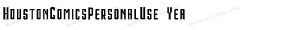 HoustonComicsPersonalUse-6Yea1字体转换