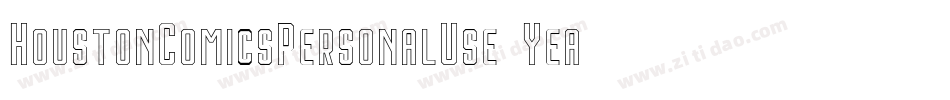 HoustonComicsPersonalUse-6Yea1字体转换