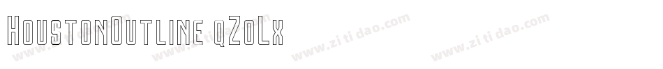 HoustonOutline-qZoLx字体转换