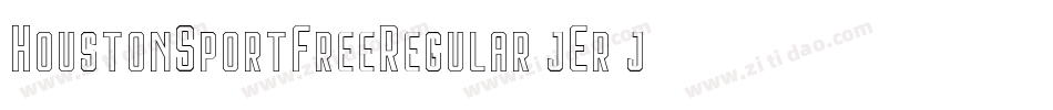 HoustonSportFreeRegular-jEr2j字体转换