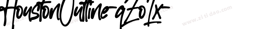 HoustonOutline-qZoLx字体转换