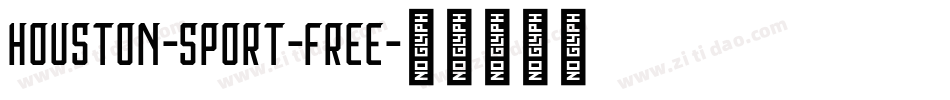 Houston-Sport-Free字体转换