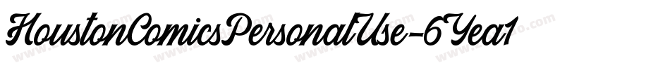 HoustonComicsPersonalUse-6Yea1字体转换