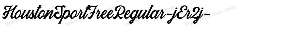 HoustonSportFreeRegular-jEr2j字体转换