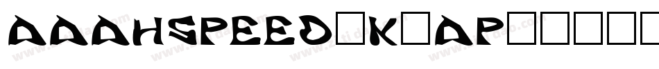 AaahSpeed-K0ap字体转换