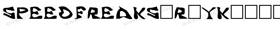 SpeedFreaks-r1yK字体转换