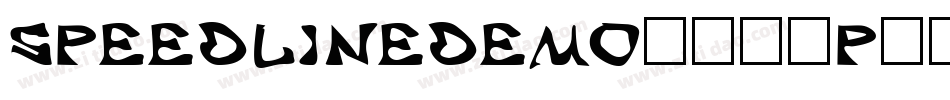 SpeedLineDemo-022P字体转换
