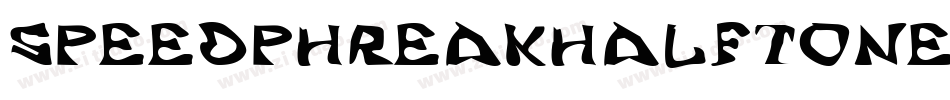 SpeedPhreakHalftoneItalic-8MOR0字体转换