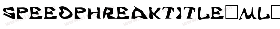 SpeedPhreakTitle-mL2oP字体转换