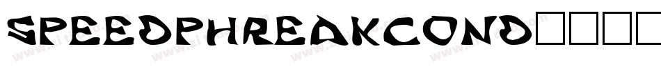 speedphreakcond字体转换