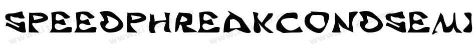 speedphreakcondsemital字体转换