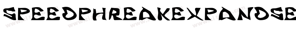 speedphreakexpandsemital字体转换