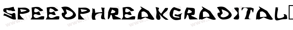 speedphreakgradital字体转换