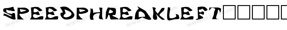 speedphreakleft字体转换