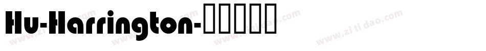 Hu-Harrington字体转换
