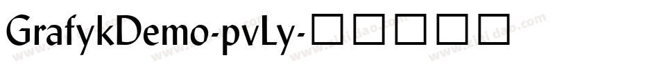 GrafykDemo-pvLy字体转换