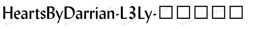 HeartsByDarrian-L3Ly字体转换