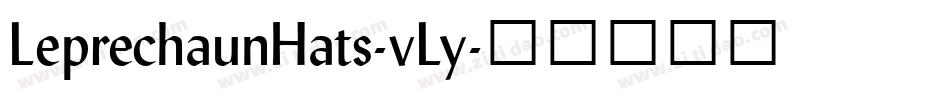 LeprechaunHats-vLy字体转换