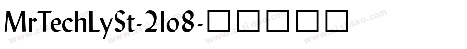 MrTechLySt-2lo8字体转换