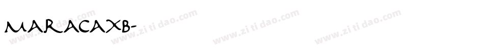 MARACAXB字体转换