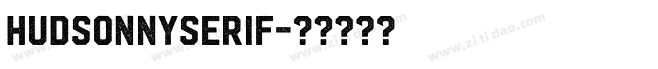 hudsonnyserif字体转换