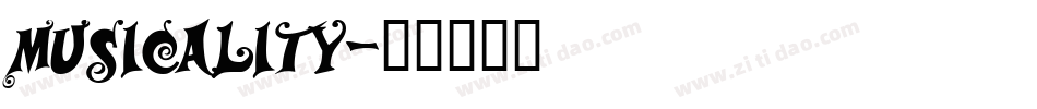 Musicality字体转换