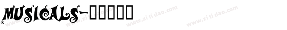 musicals字体转换