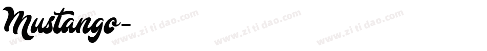 Mustango字体转换