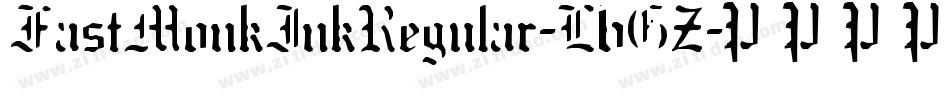 FastMonkInkRegular-L6GZ字体转换