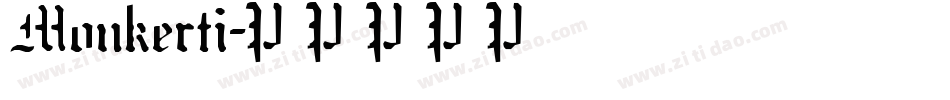 Monkerti字体转换