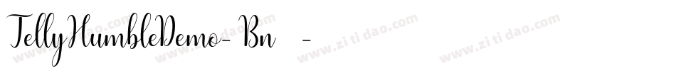 TellyHumbleDemo-4Bn69字体转换